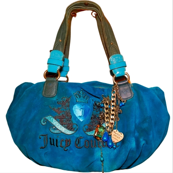 Juicy Couture Handbags - VTG Scottie Dog Velour Juicy Couture Tote
